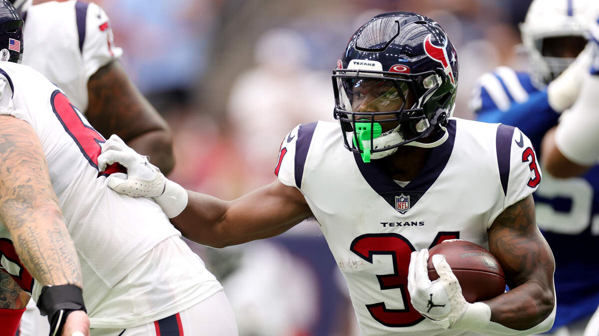 Texans' Dameon Pierce to see a bigger workload per head coach