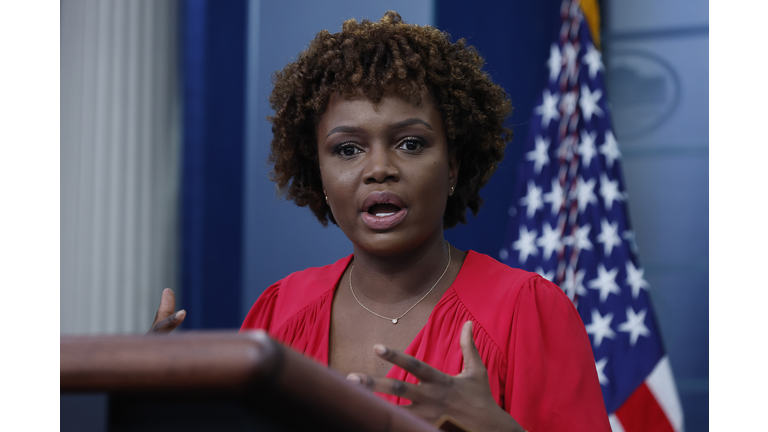 New Press Secretary Karine Jean-Pierre Holds First White House Media Briefing