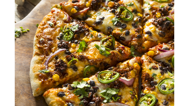 Homemade Spicy Mexican Taco PIzza