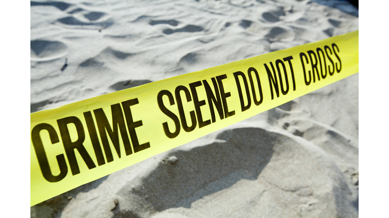 Crime Scene on the sand