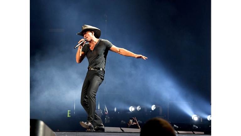 Tim McGraw And Faith Hill Perform At Staples Center