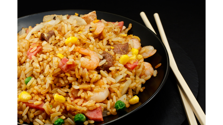 Chinese special fried rice takeaway food