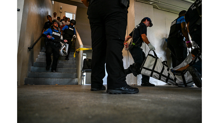 US-CRIME-POLICE-SCHOOL-SHOOTING-DRILL