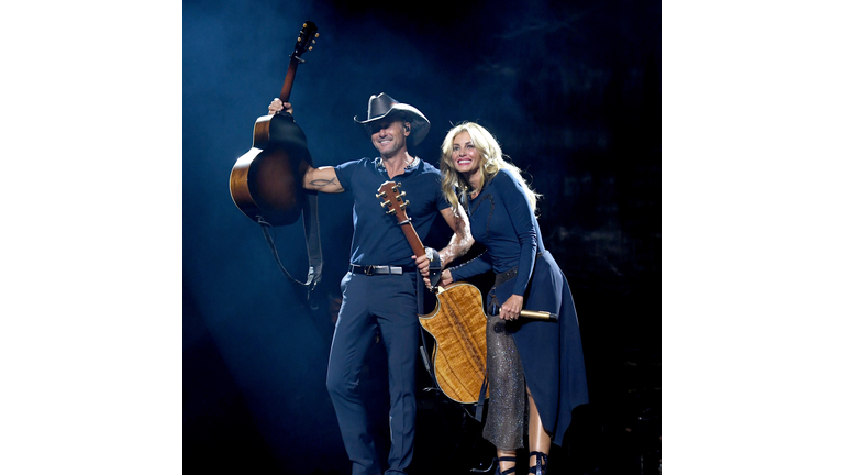 Tim McGraw And Faith Hill Perform At Staples Center