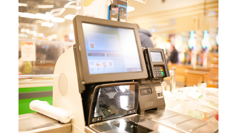 Device for contactless payment of products