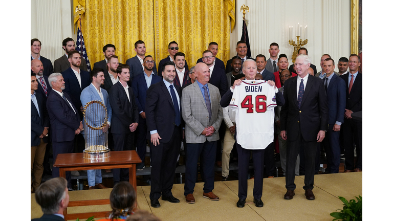 US-POLITICS-BIDEN-BASEBALL-BRAVES