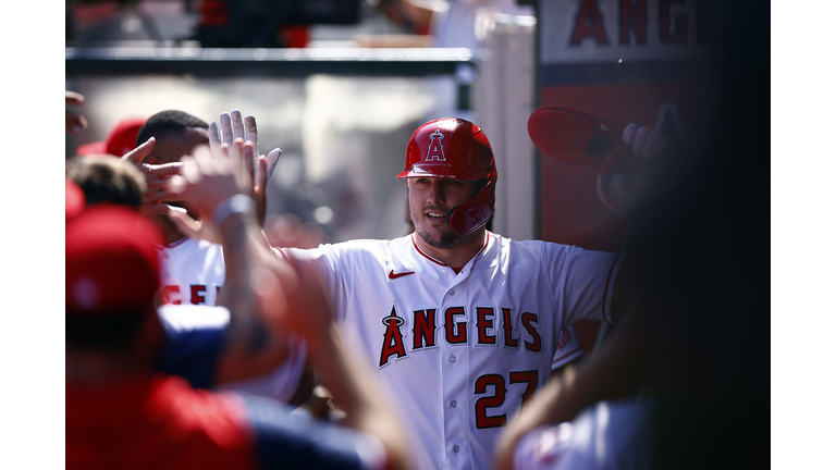 Texas Rangers v Los Angeles Angels