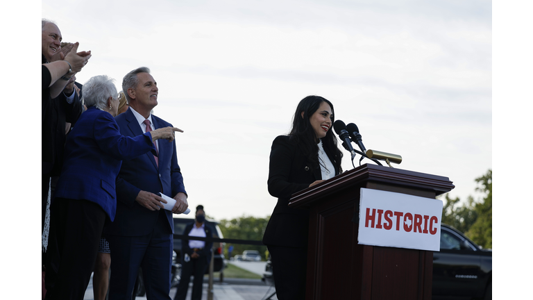 House Republican Leadership Holds Press Conference With Newly Elected Rep Mayra Flores