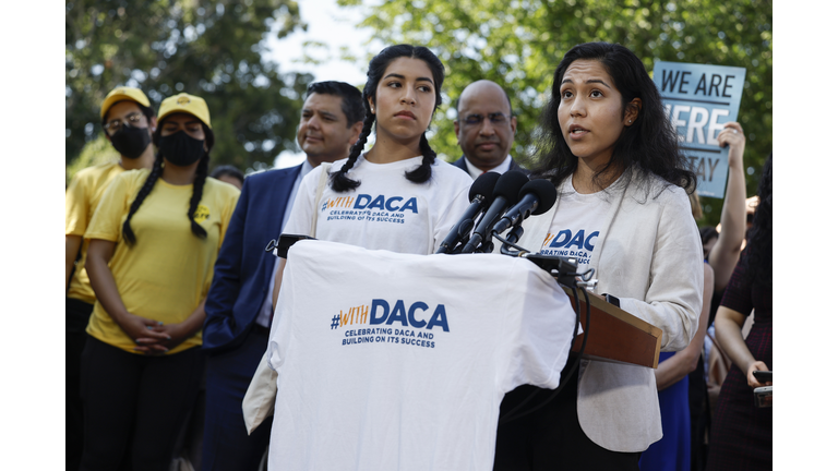 Senator Durbin Holds Press Conference On 10th Anniversary Of DACA Legislation