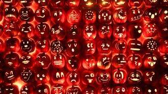 Check Out This Insane Halloween Light Display