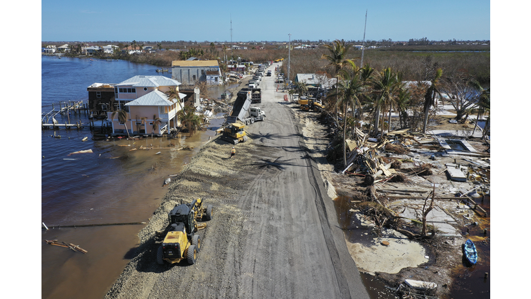 Florida's Southern Gulf Coast Continues Clean Up Efforts In Wake Of Hurricane Ian