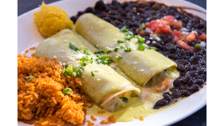 Homemade enchiladas