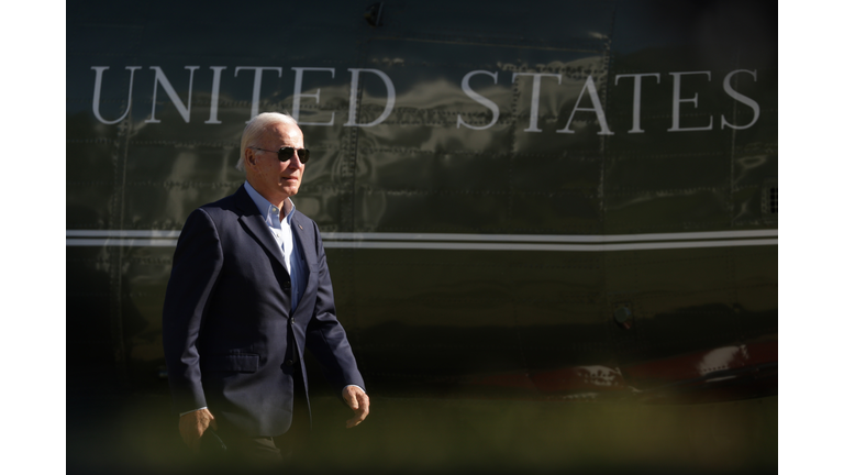 President Biden Returns To The White House After Holiday Weekend In Delaware