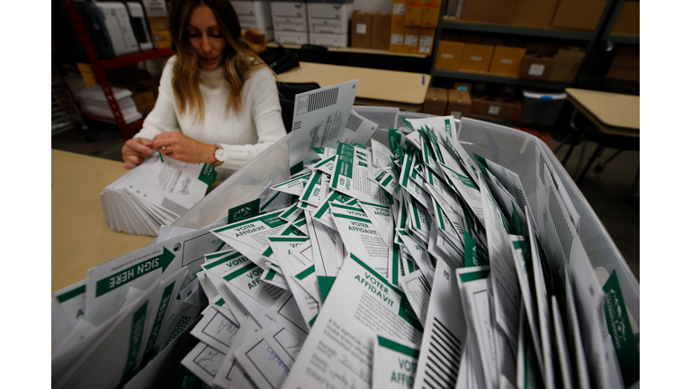 Utah County Officials Pick Up Early Voting Ballots From Dropboxes For Processing