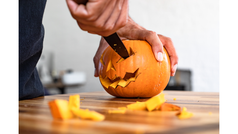 Halloween Pumpkin Preperation