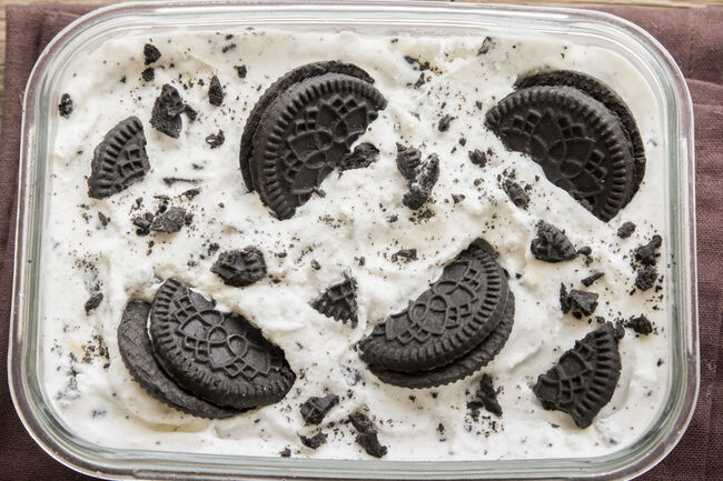 Oreo (cookies and cream) ice cream
