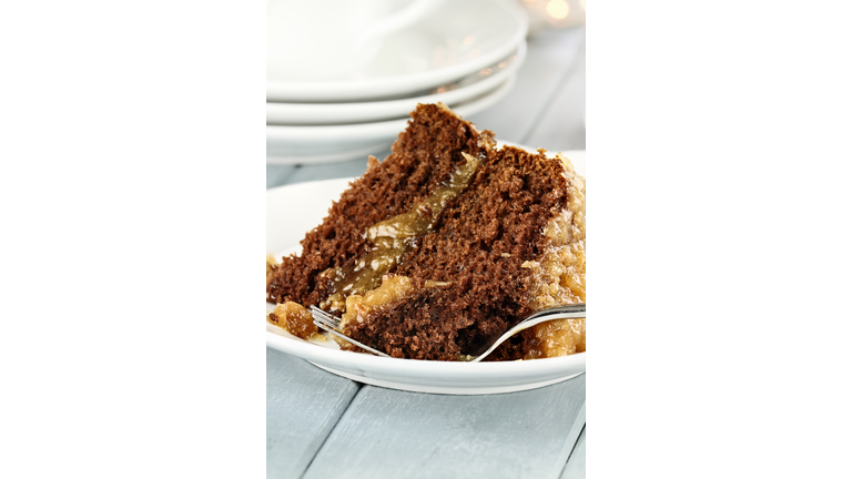 Slice of German Chocolate Cake