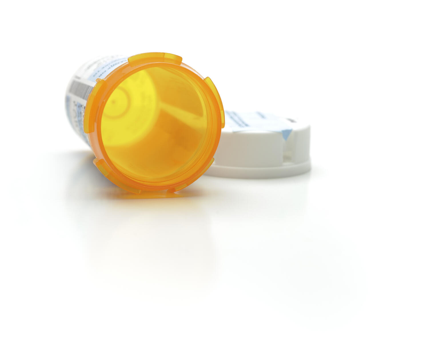 Empty Prescription Medicine Bottle