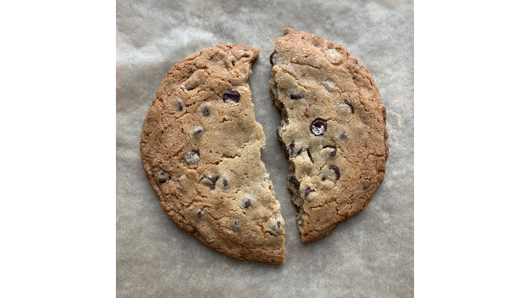 Broken Chocolate Chip Cookie