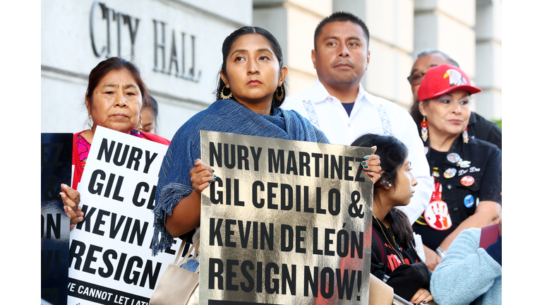 Demonstrators Demand Resignations For L.A. City Council Members After Racists Remarks Caught On Recording