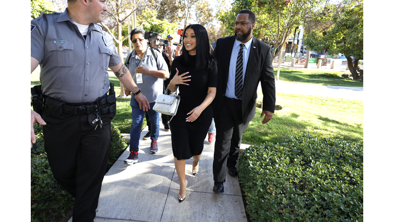 Cardi B Departs Courthouse In Santa Ana, CA