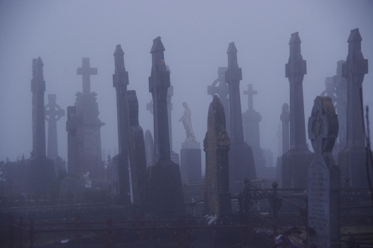 scary graveyard/cemetary in galway
