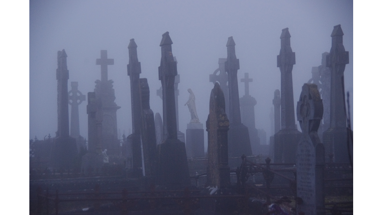 scary graveyard/cemetary in galway