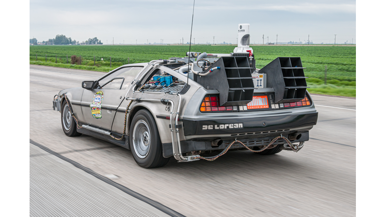 DMC DeLorean, Back to the future car, during Fireball Transcontinental Run 2010 event