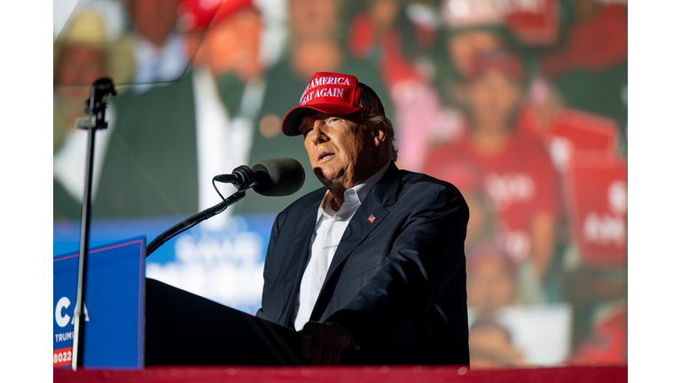 Former President Trump Holds Rally In Robstown, Texas