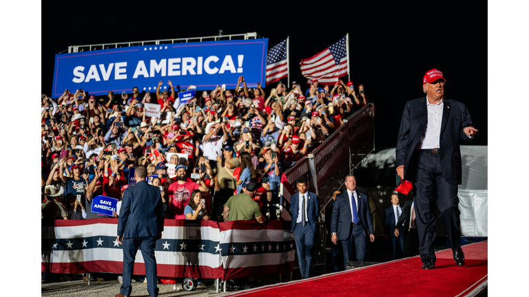 Former President Trump Holds Rally In Robstown, Texas