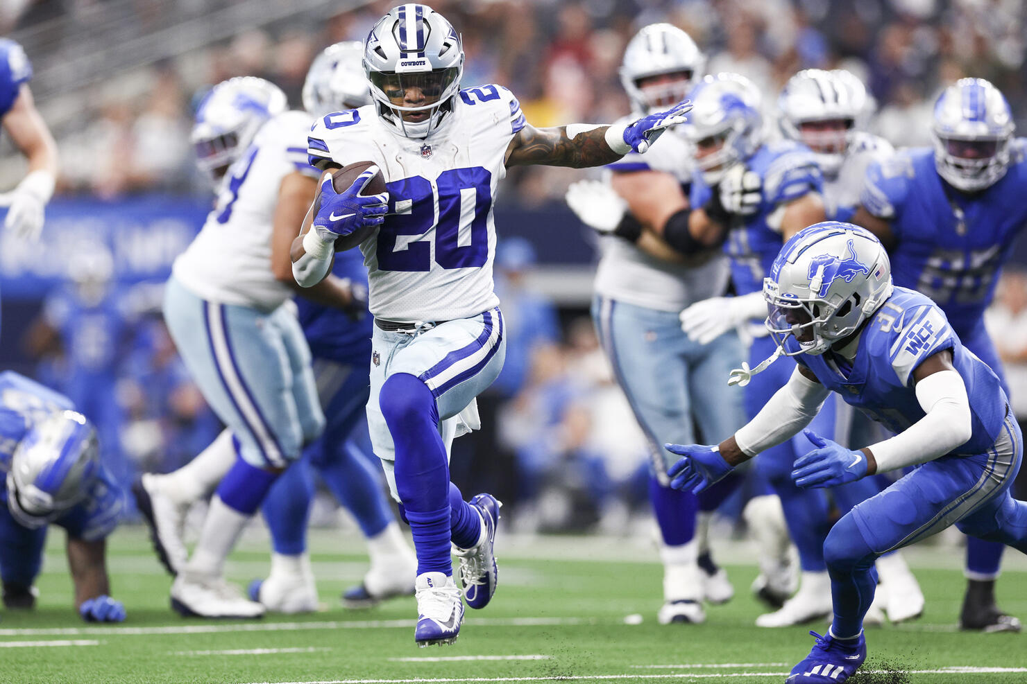 How the Dallas Cowboys beat the Detroit Lions 24-6