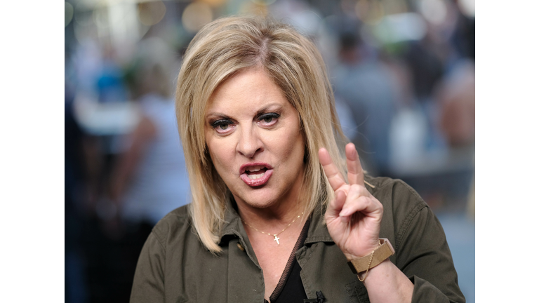 Nancy Grace Visits "Extra"