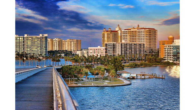 Downtown Sarasota from Ringling Bridge