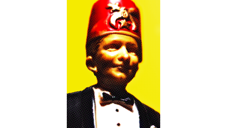 Man in Tux Wearing Fez