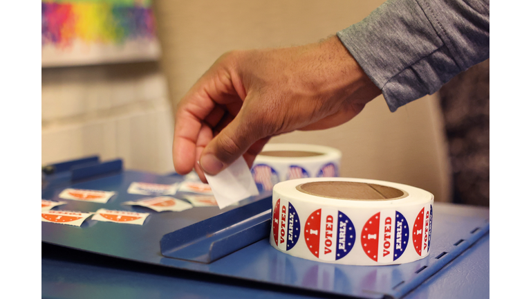 Senate Candidate Mandela Barnes Votes In Wisconsin