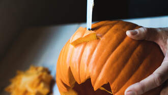 Make a face mask out of your Pumpkin Guts. Easy and Effective