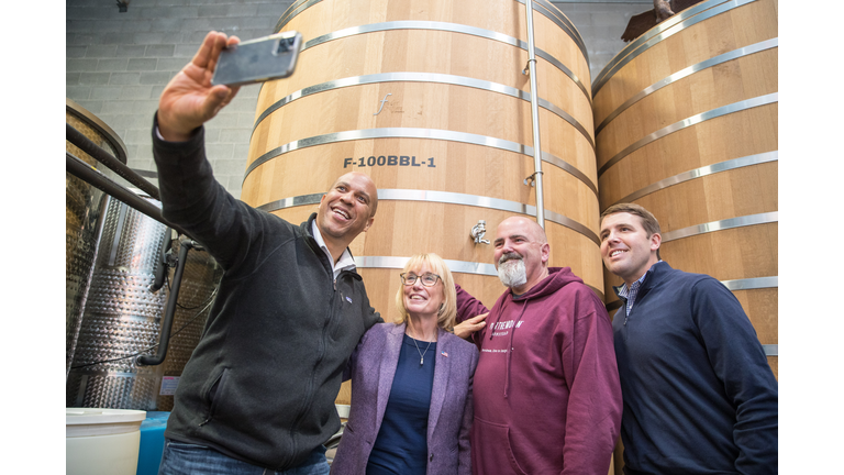 Sen. Booker Joins Sen. Hassan On The Campaign Trail As She Bids For Re-Election In New Hampshire