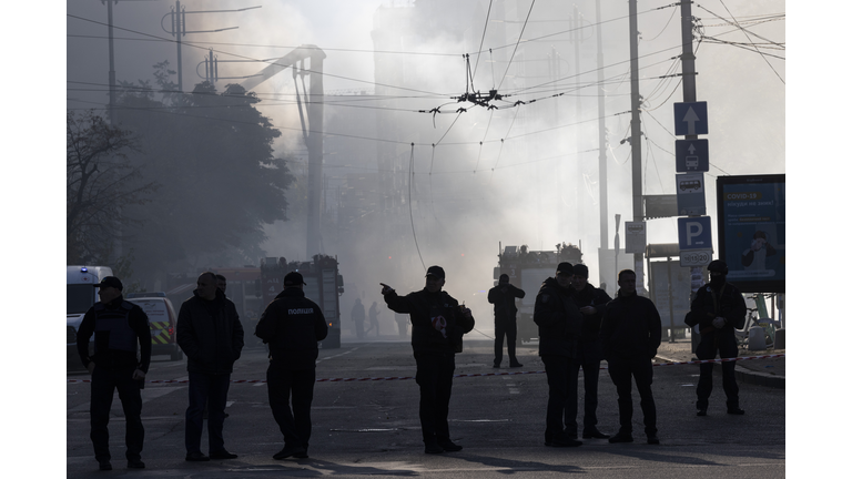 Drone Attack Hits Kyiv