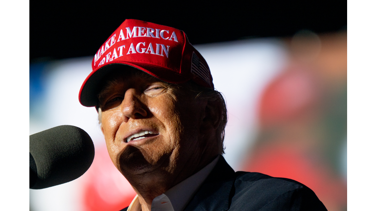 Former President Trump Holds Rally In Robstown, Texas