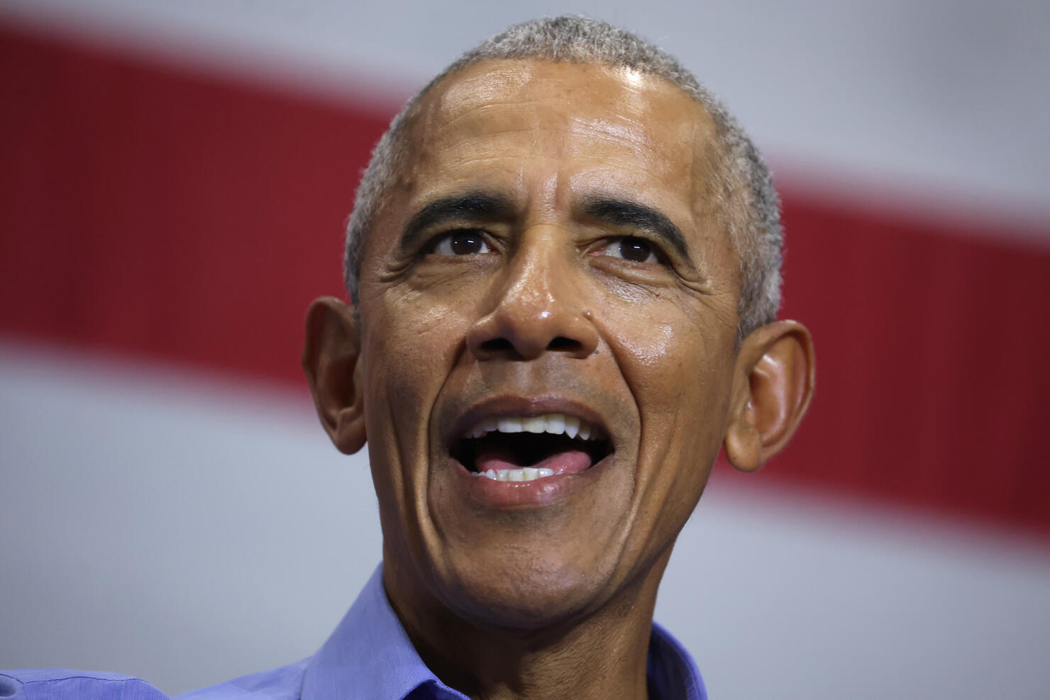 Former President Obama Campaigns With Mandela Barnes In Milwaukee