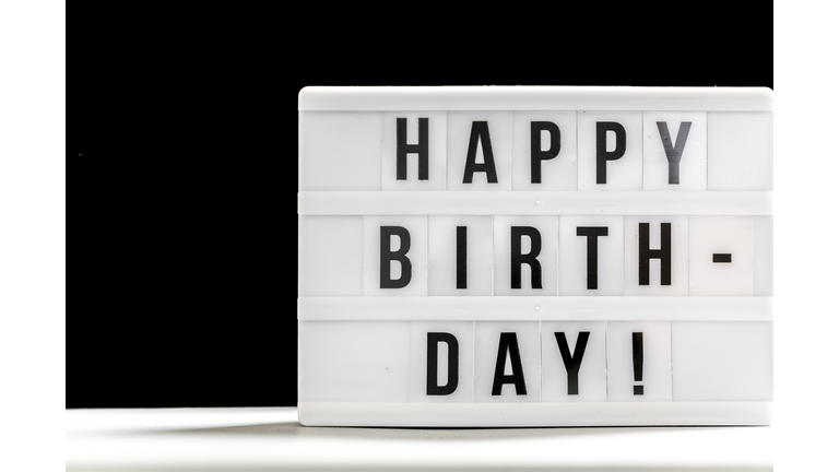 Happy Birthday: Happy Birthday Sign.