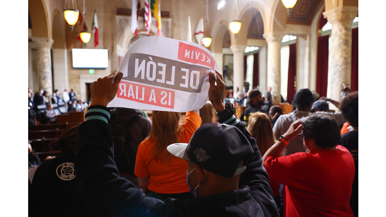 L.A. City Council Holds First In-Person Meeting Since Voting In New President