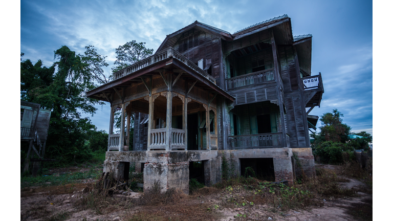 abandoned old house