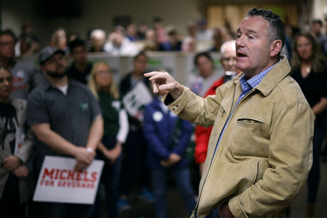Wisconsin GOP Candidates Tim Michels And Ron Johnson Campaign Ahead Of Midterms