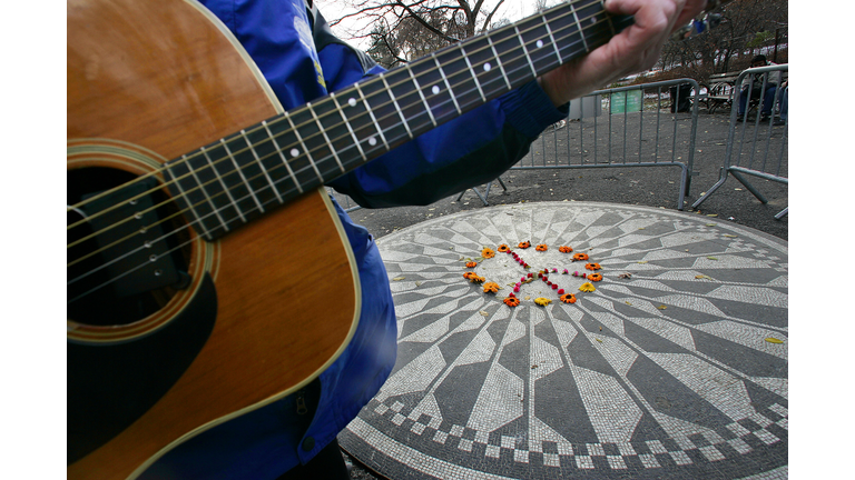 New Yorkers Observe The 25th Anniversary Of John Lennon's Death