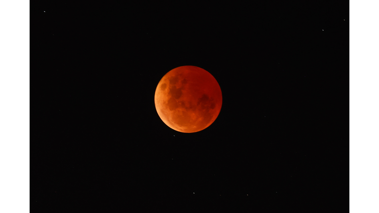 Full "Blood Moon" Lunar Eclipse As Seen From Australia