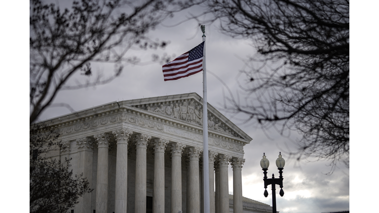 Supreme Court Hears Argument In Case Over Right Display Religious Flag Outside Boston City Hall