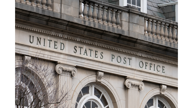 Classic Old Stone US  Post Office