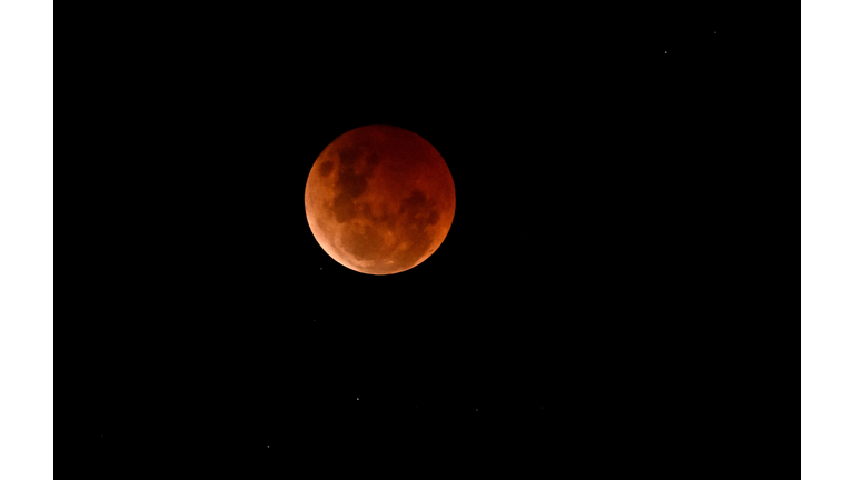 Full "Blood Moon" Lunar Eclipse As Seen From Australia