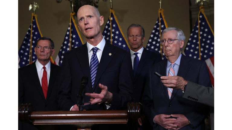 Senators Meet For Weekly Policy Luncheons On Capitol Hill